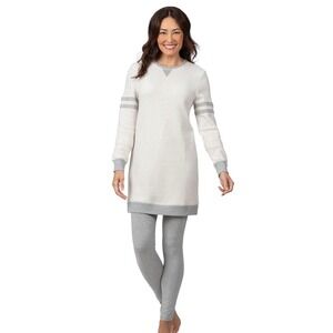 Pajamagram Sporty Sweatshirt‎ Top Size XS Oatmeal Gray